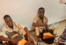 Aboisso : Trois individus habillés en tenue scolaire interpellés avec des blocs de Cannabis